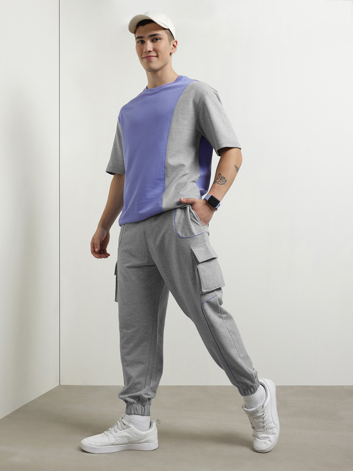 Image of NOBERO Colorblock Men Track Suit
