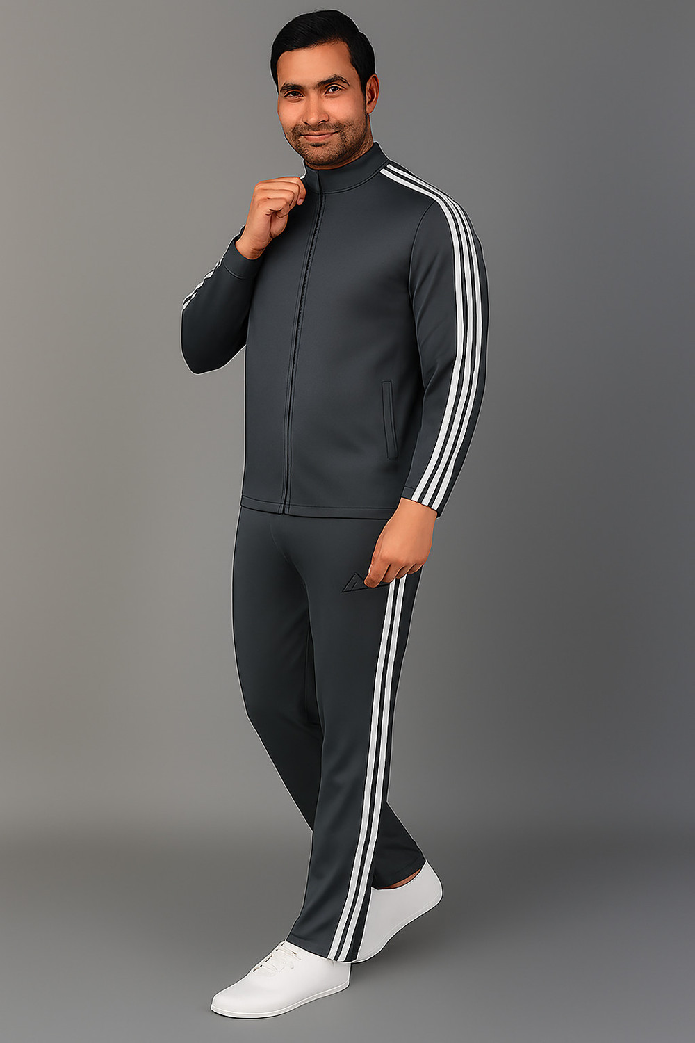 Image of QABIRA Striped Men Track Suit