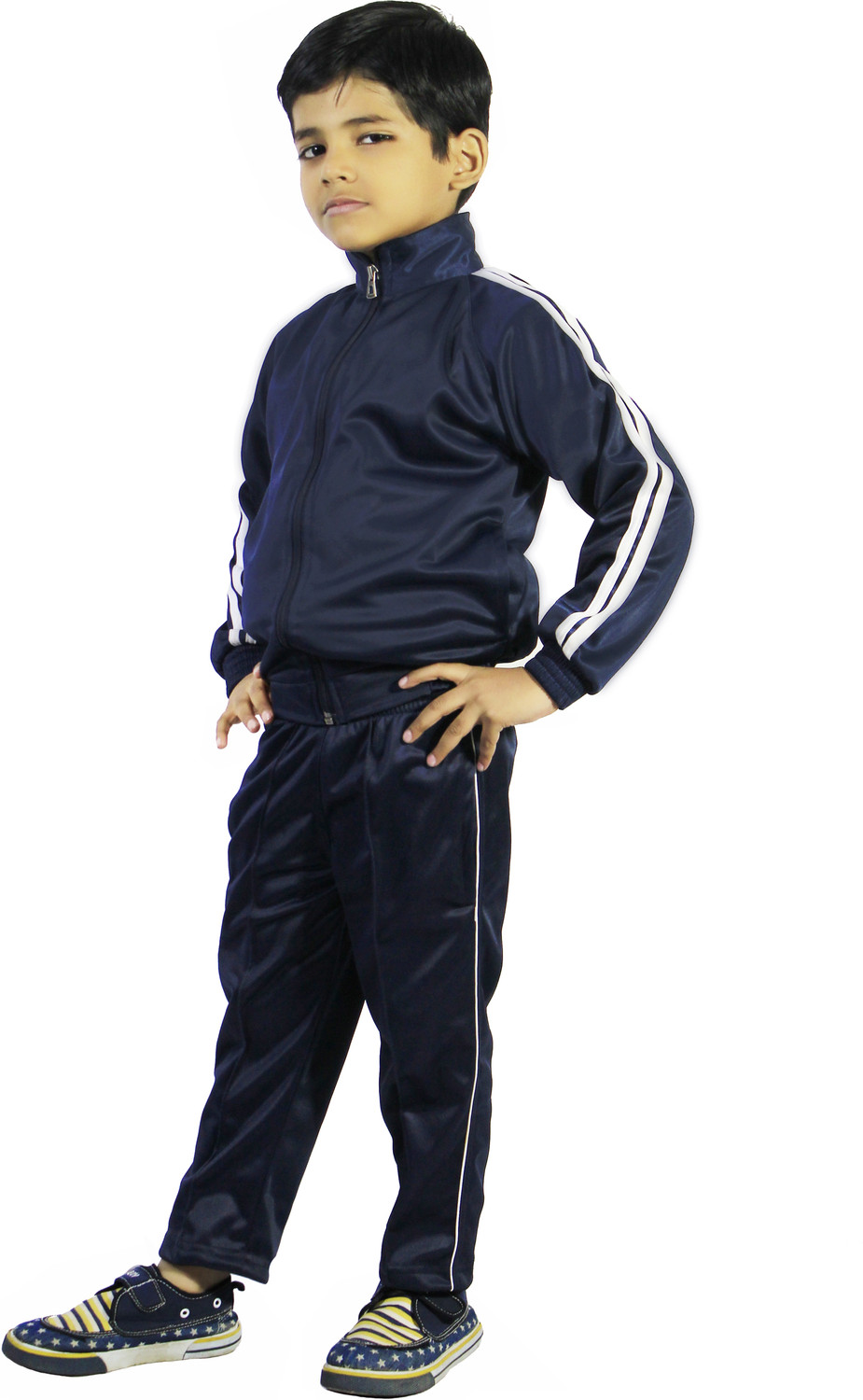 Image of ELLENSHIRE Solid Boys & Girls Track Suit