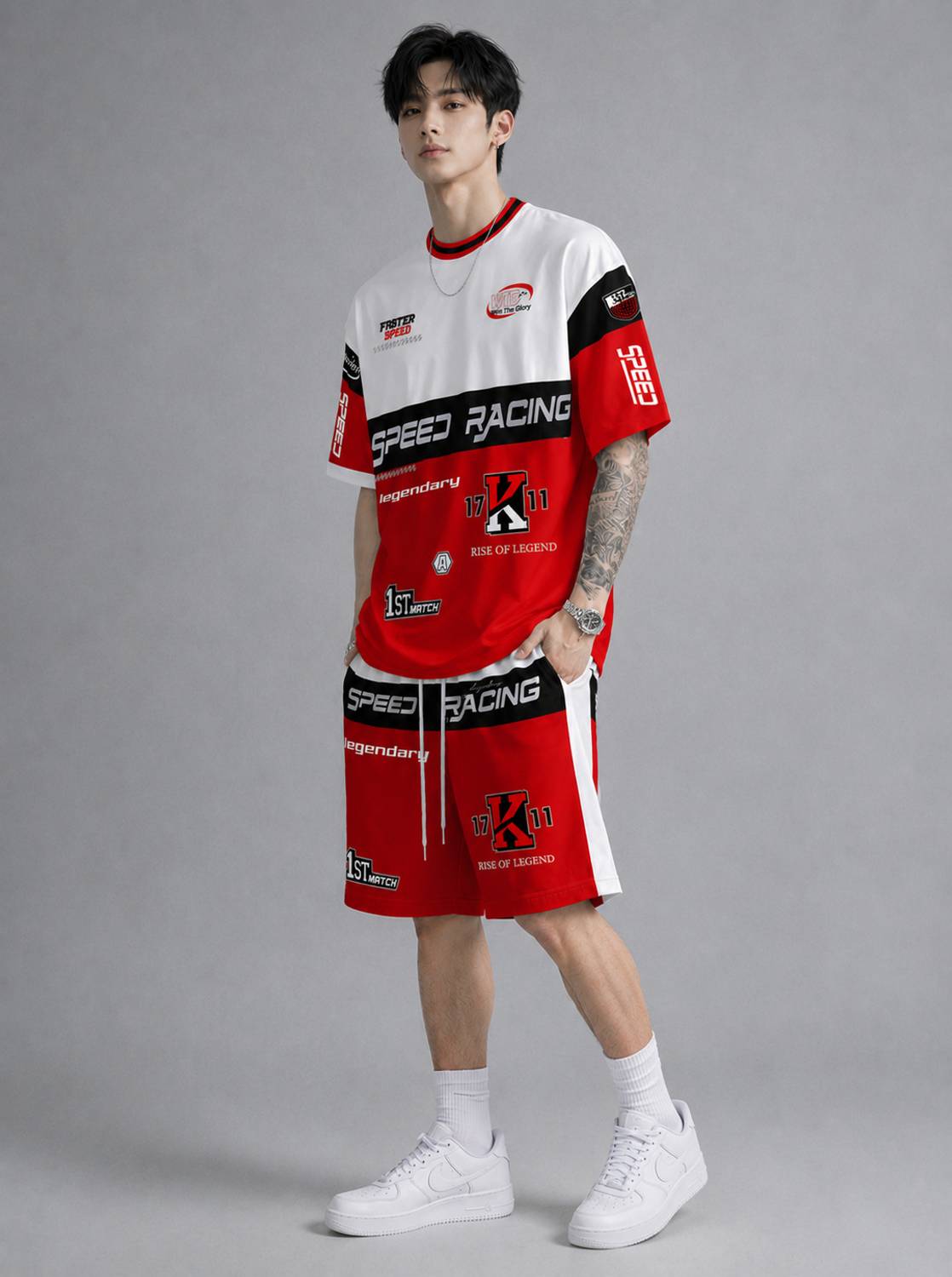 JUGULAR Printed Men Track Suit - Image 3