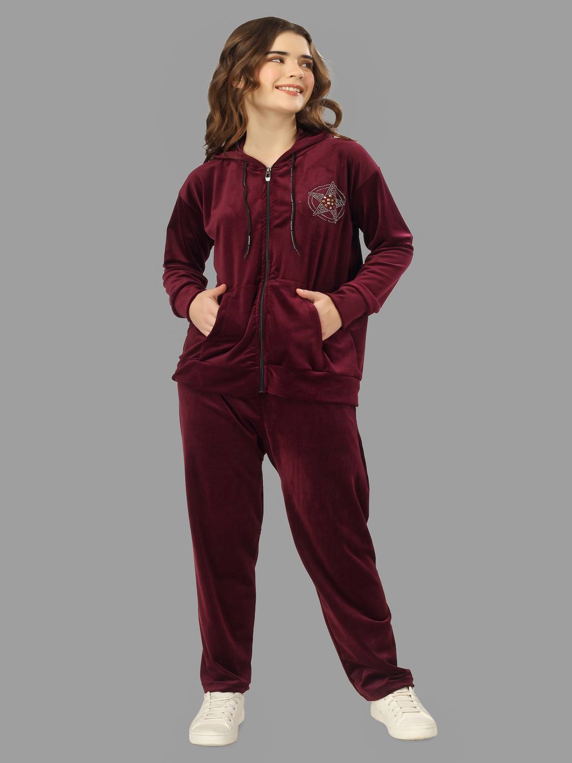 Sumayafashion Printed Women Track Suit