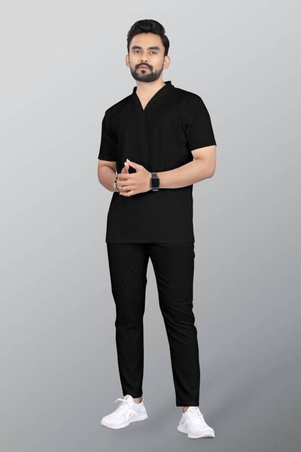 Swara Craft Striped Men Track Suit - Image 2