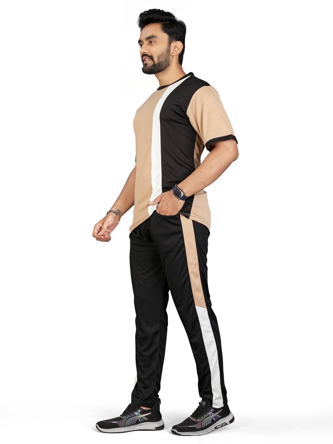 BRUSEANT Solid Men Track Suit