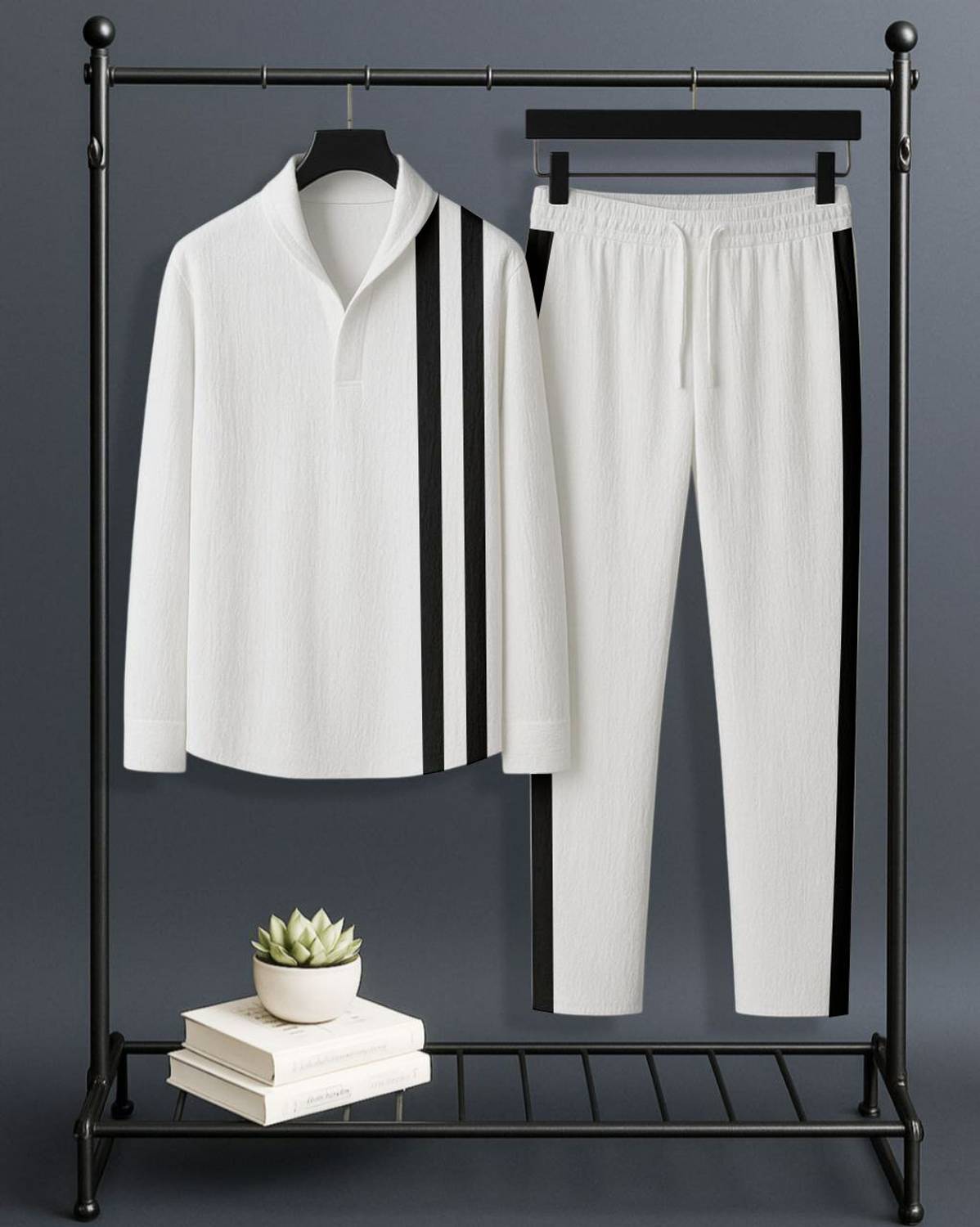 DEVU Men Solid Track Suit - Image 1