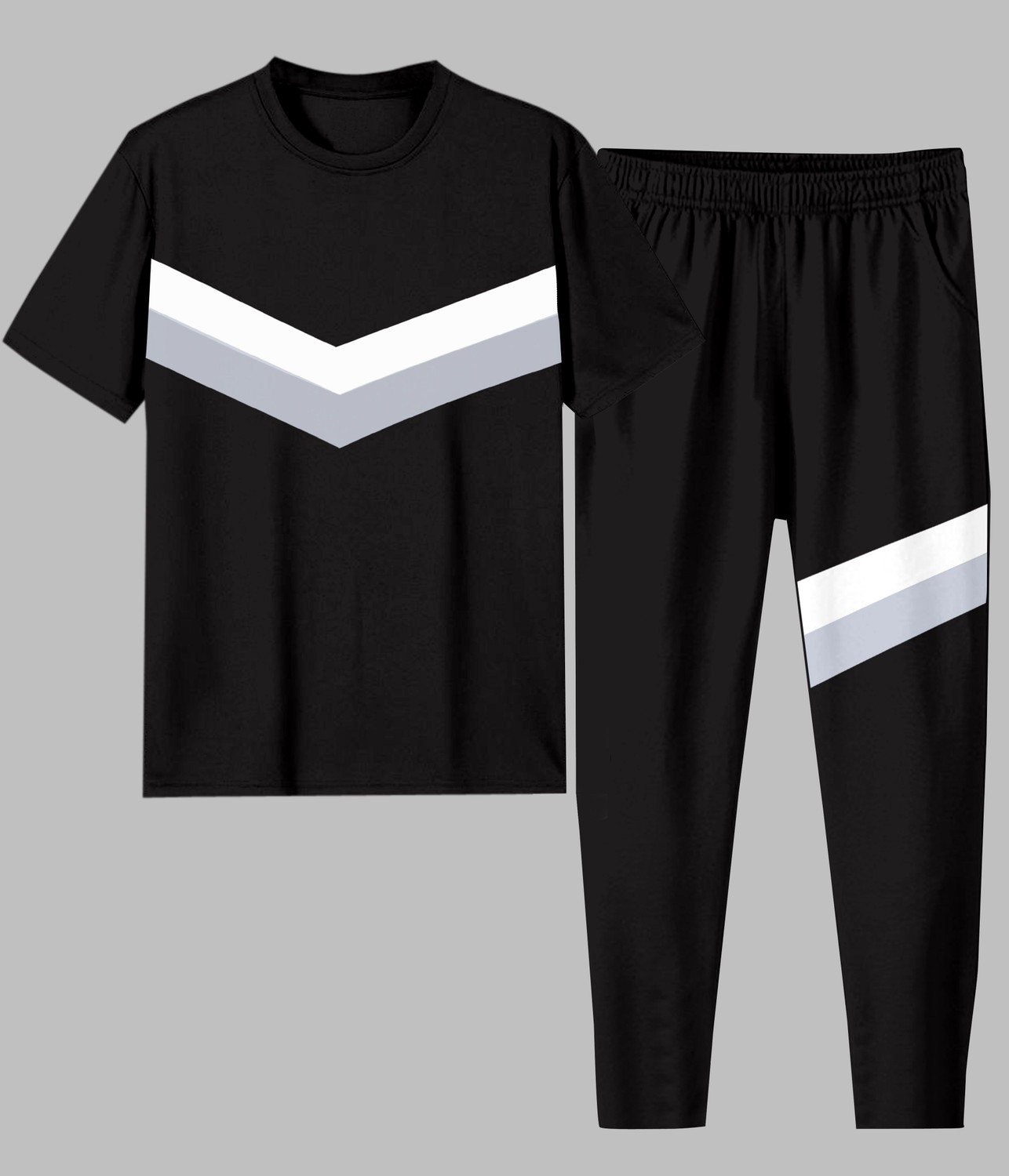 Image of THE HIMALAYAN Striped Men Track Suit