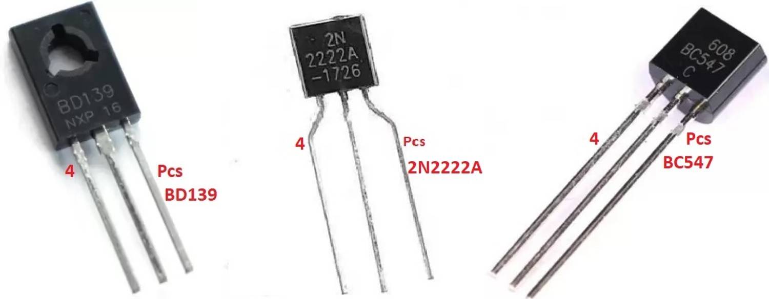 Amaze Trade 12pcscombo (BD139,BC547,2N2222a)power transistorbuyoriginalonlyfromamazetrade NPN Transistor