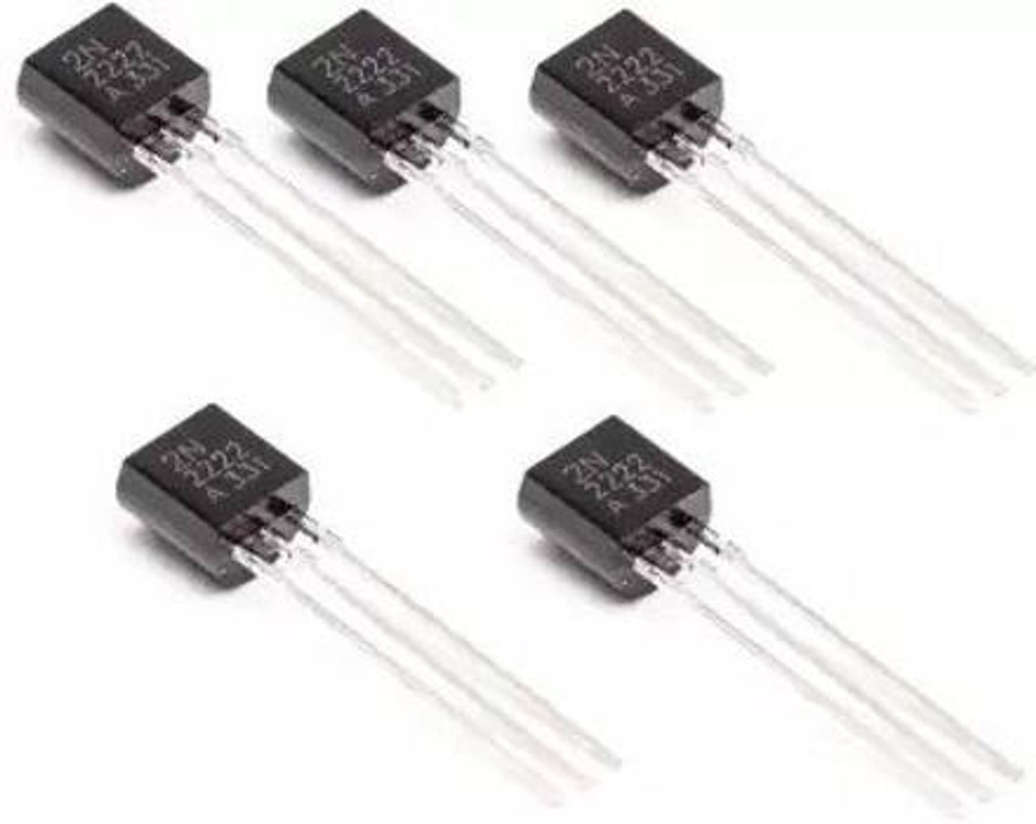 WHO 2n2222 General Purpose NPN Transistors-5 Pc NPN Transistor