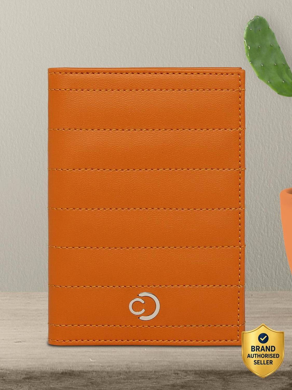 Caprese Women Travel Yellow Artificial Leather Card Holder