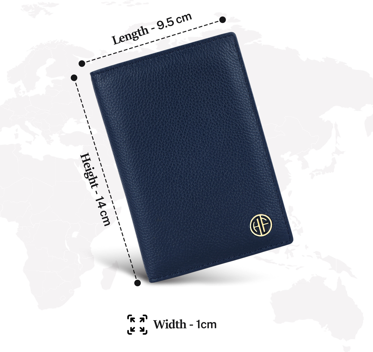 Image of Hammonds Flycatcher Genuine Leather RFID Blocking Passport Holder Cover Case Travel Wallet