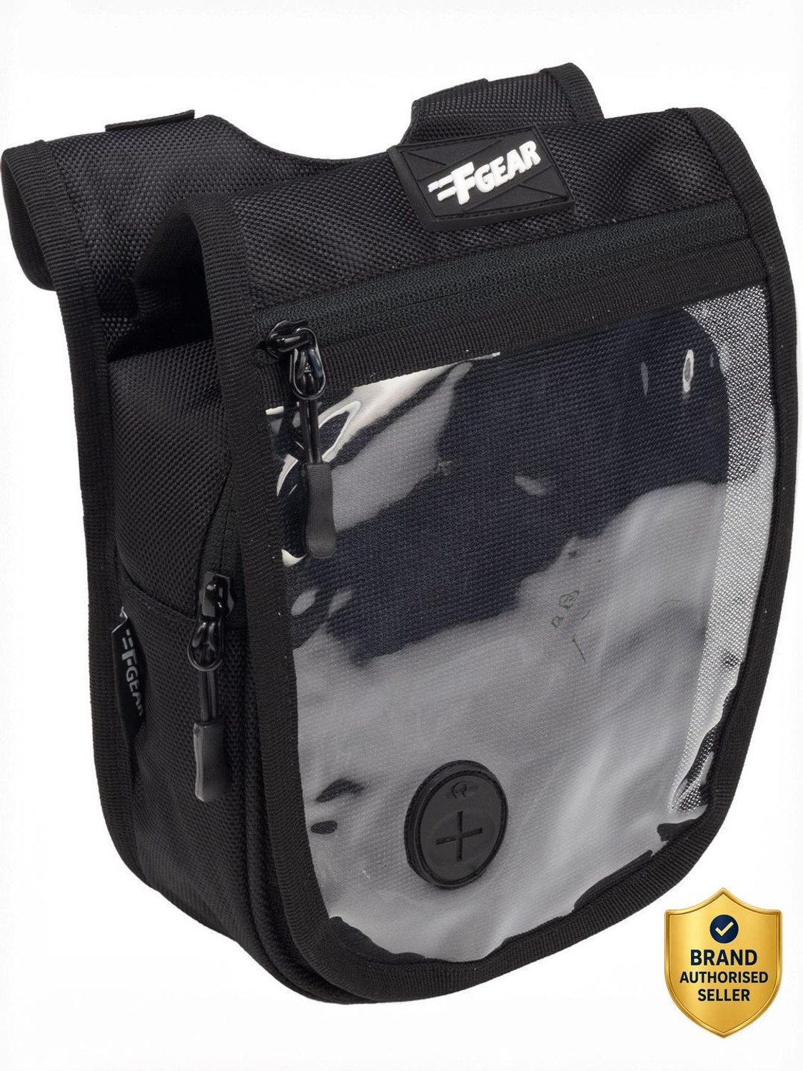 Image of F Gear Alfie Black Heavy Quality Bike Tank Cover With Rain Cover For All Types OF Bike