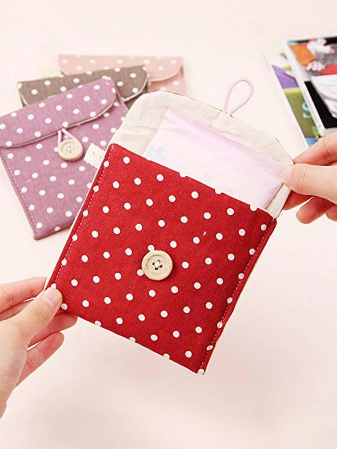 9Up Sanitary Pad Napkin Storage Pad Pouches Pouch