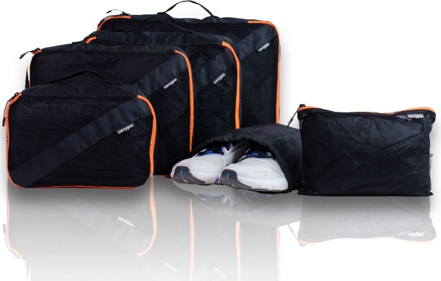 Image of CarryPro The Pro Packing Cubes Travel Organiser (Set of 6)