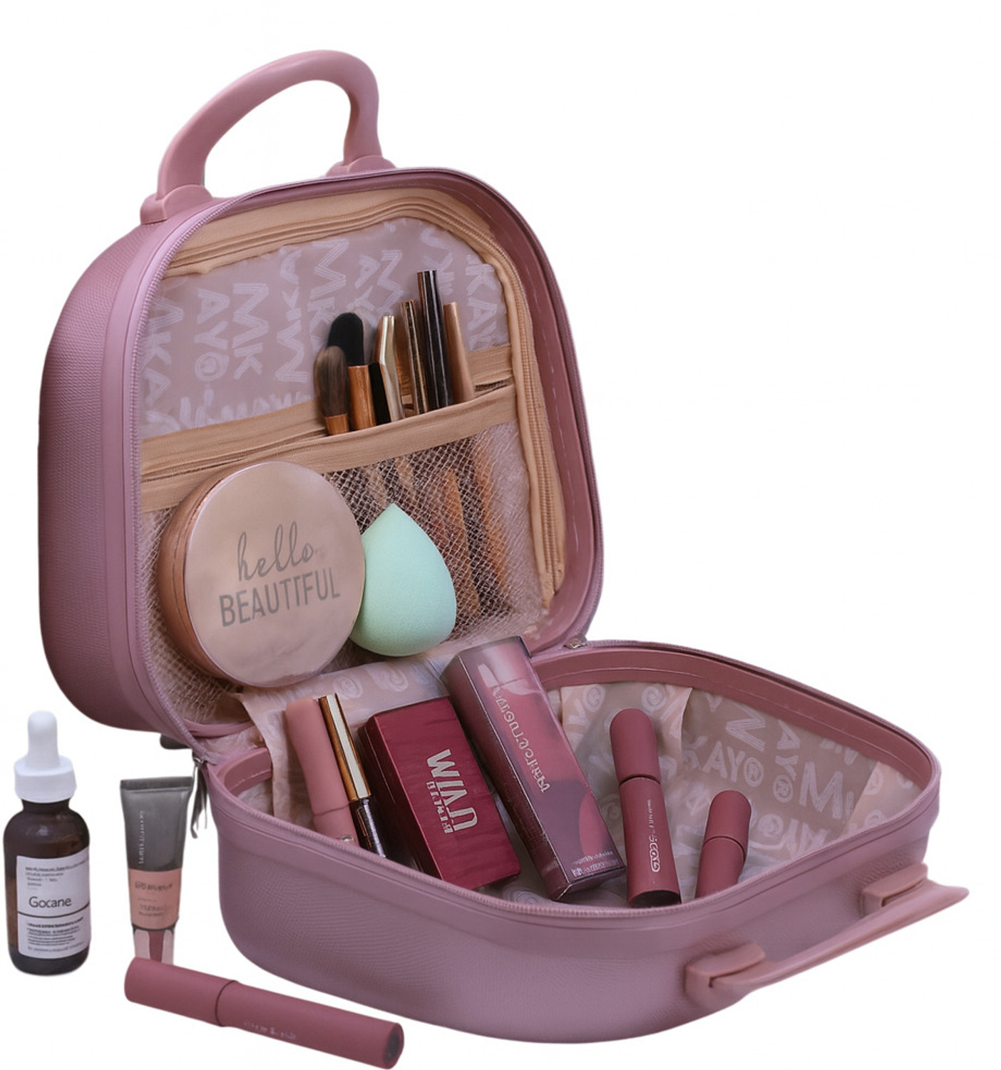 Image of Bonanza Compact Makeup Travel Organizer Mini Suitcase