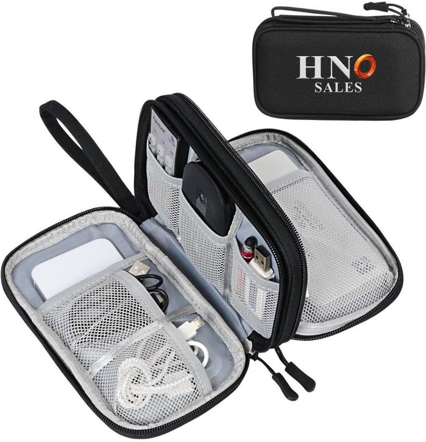 HNO SALES ELECTRONIC ORGANIZER BAG WATERPROOF CASE FOR CABLE AND CHARGER ( MULTICOLOR )
