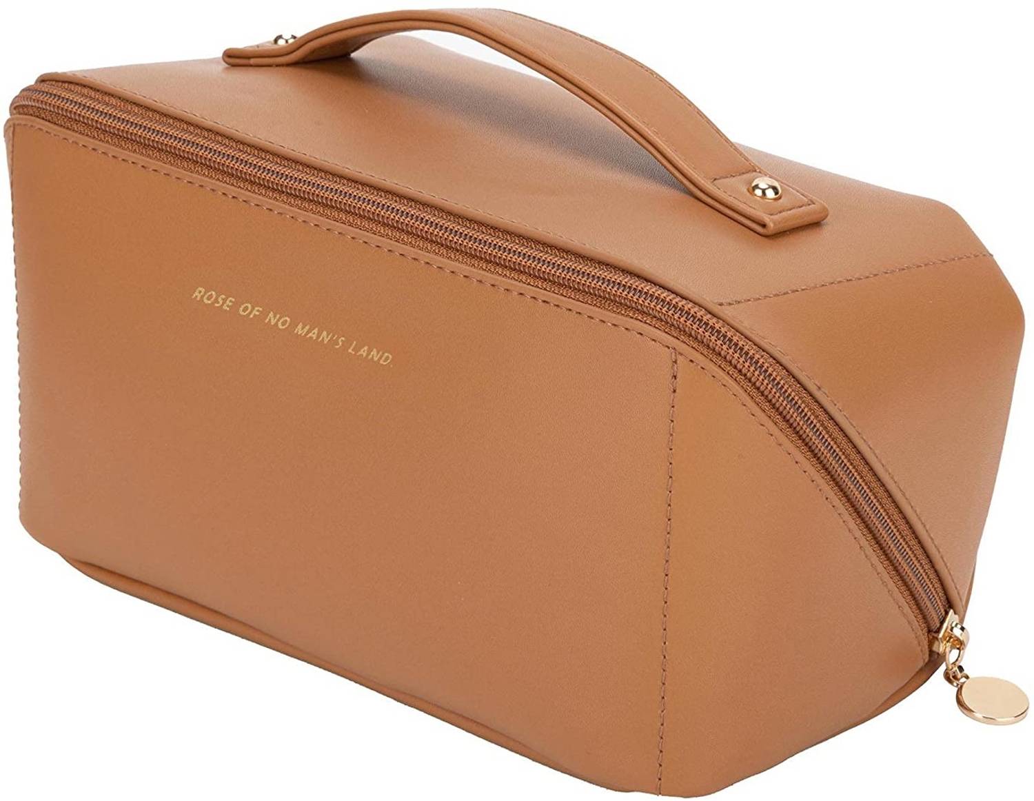 AweStuffs Luxury Cosmetic Bag - Waterproof PU Leather Travel Makeup Bag Cosmetic Bag Cosmetic Bag