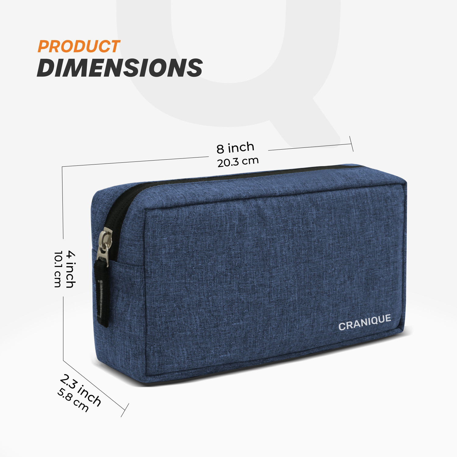 Image of Cranique Charger Pouch Gadget Bag Travel Organizer Pouch for Cable, Hard Disk -QP2-Pack-2