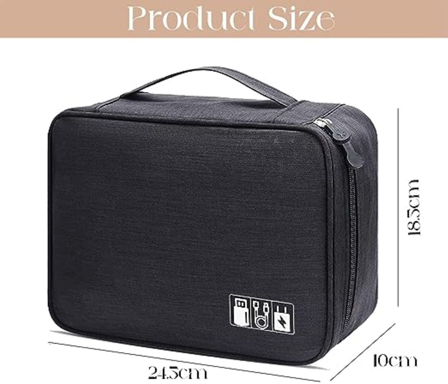 Image of UNICOM Electronics Gadgets organizer for traveling and storing tech accessories