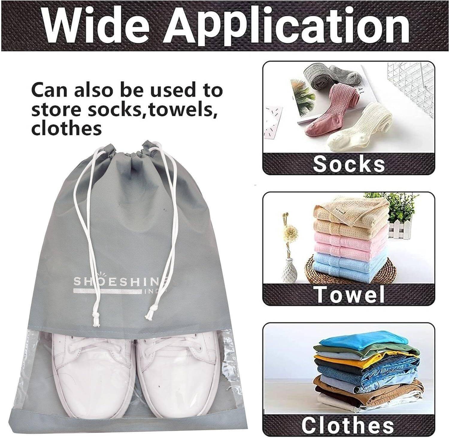 SHOESHINE Shoe Pouch Gray - Image 2