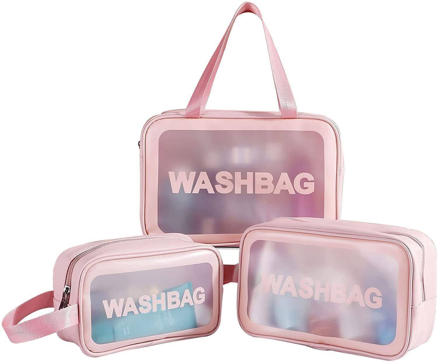 Adhunyk Cosmetic Pouch, Make up Bag for Home & Travel Cosmetic Bag