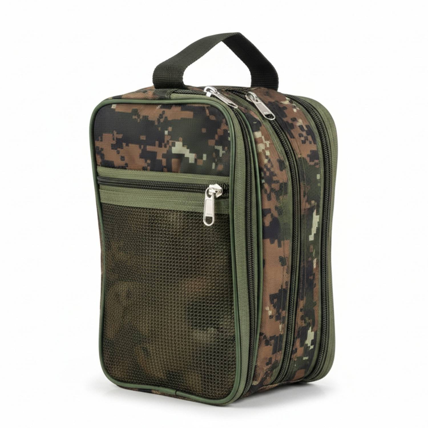 BATUTA HUB Army Design Shaving Kit Bag for Men | Waterproof Travel Toiletry Organizer Travel Shaving Kit