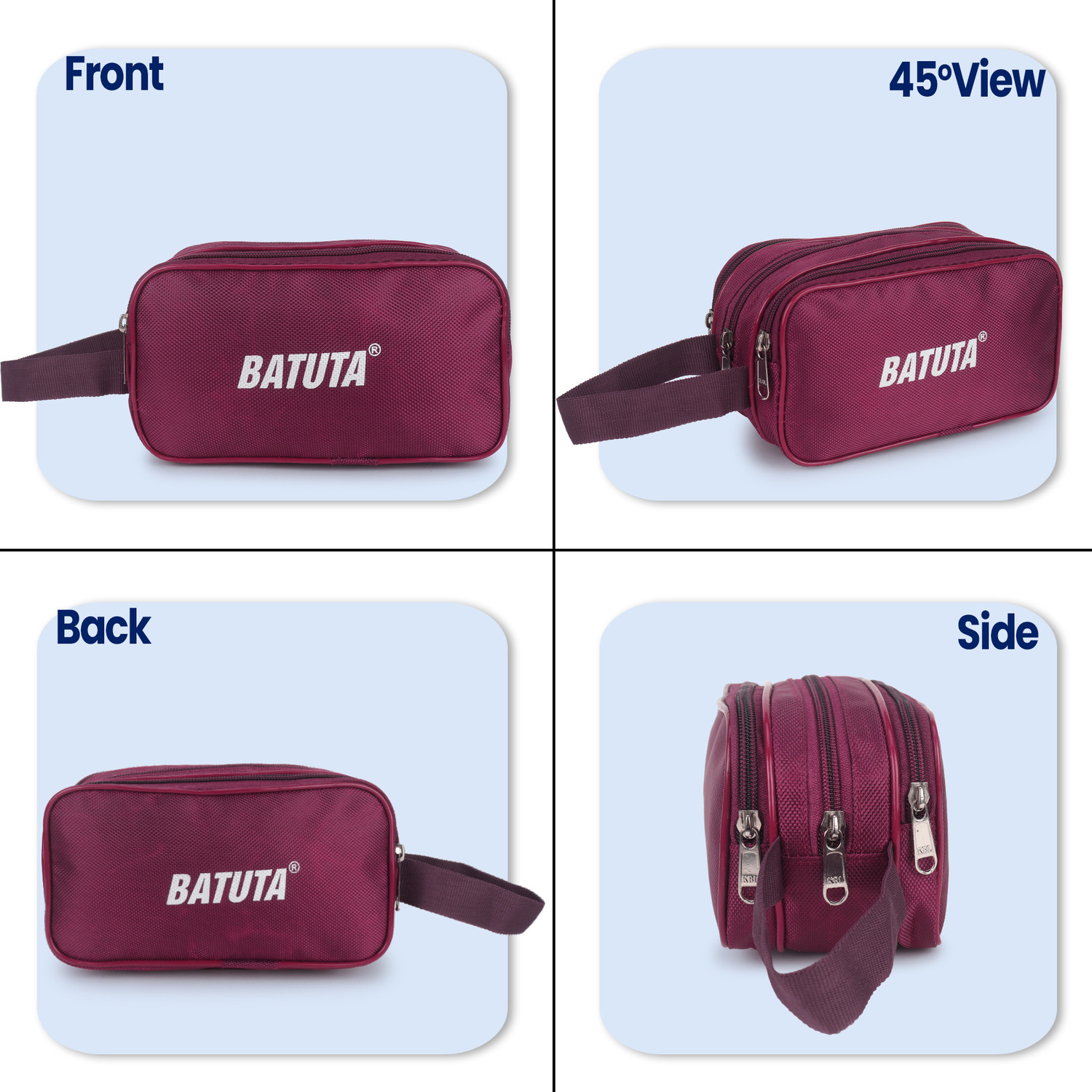 Image of BATUTA HUB Multipurpose travel makeup kit pouch medicin organizer bag storage pouch Travel Shaving Kit & Bag