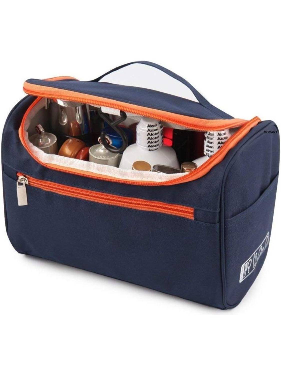GOCART Hanging Make Up Bag Cosmetic Pouch Shaving Grooming Dopp Kit Travel Toiletry Kit