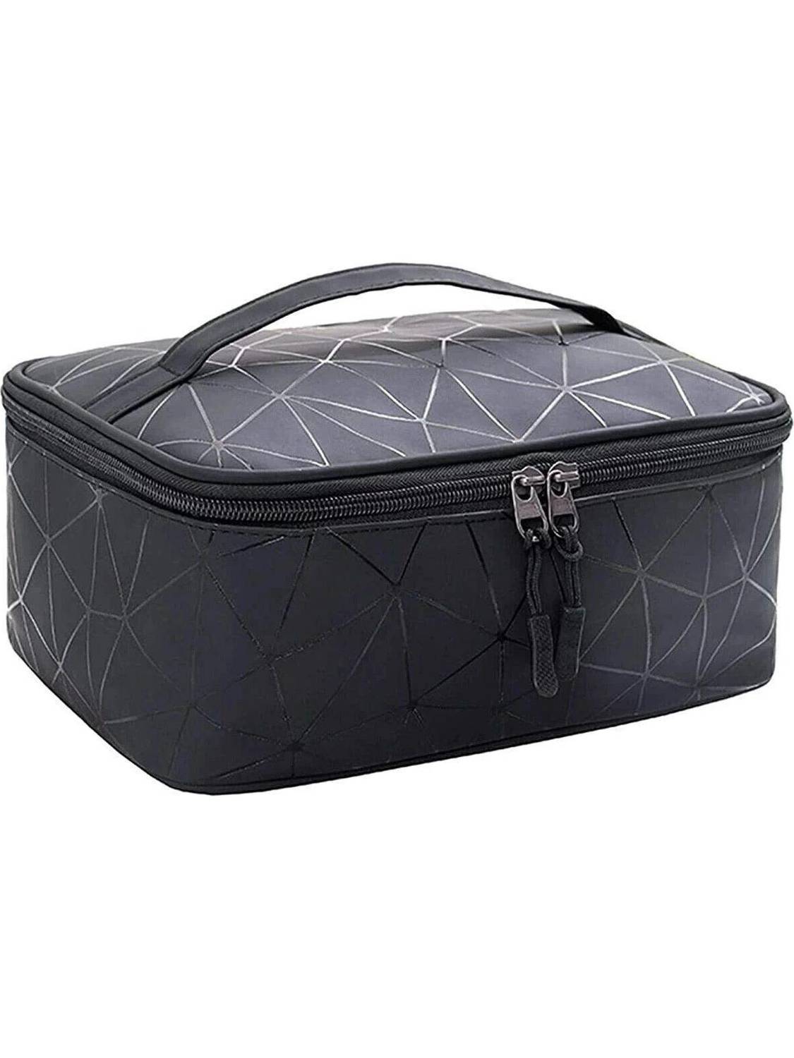 AweStuffs Travel Make Up Hanging Bag Zipper Pouch for Women and Girls, Luxury Toiletry Bag Travel Toiletry Kit