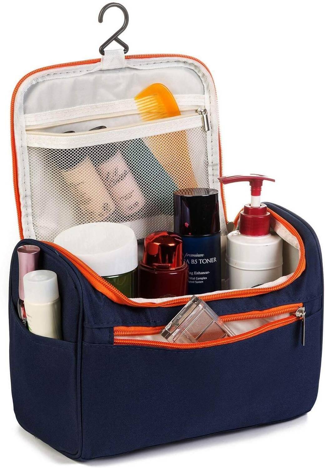 BoldFire Make Up Bag Cosmetic Pouch Shaving Grooming Dopp Kit Travel Toiletry Kit