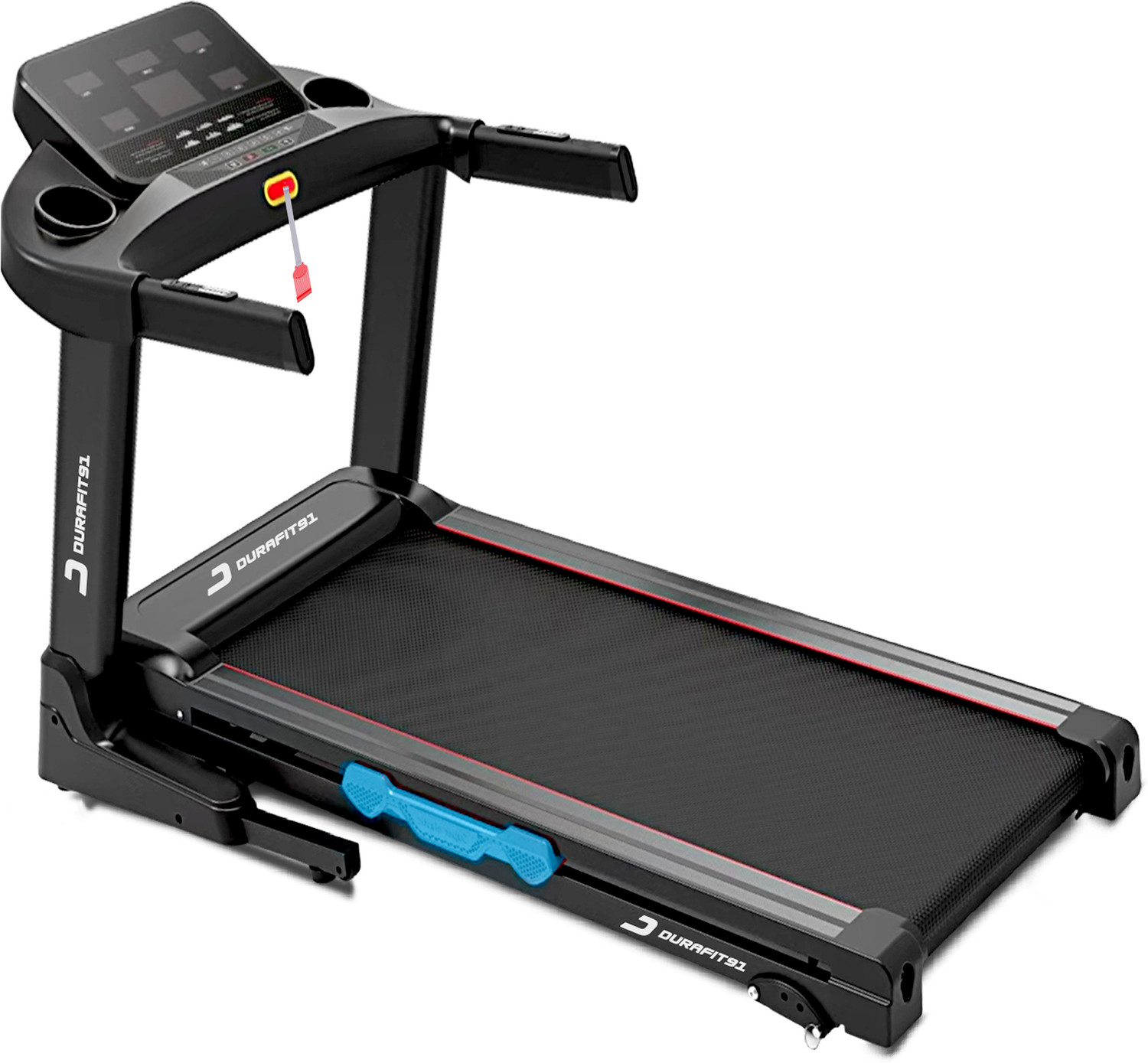 Image of Durafit Solid 5.5HP Peak AC 130Kg User Weight |12-Auto Incline |16km Speed | Foldable Treadmill (Max Weight:130 kg)