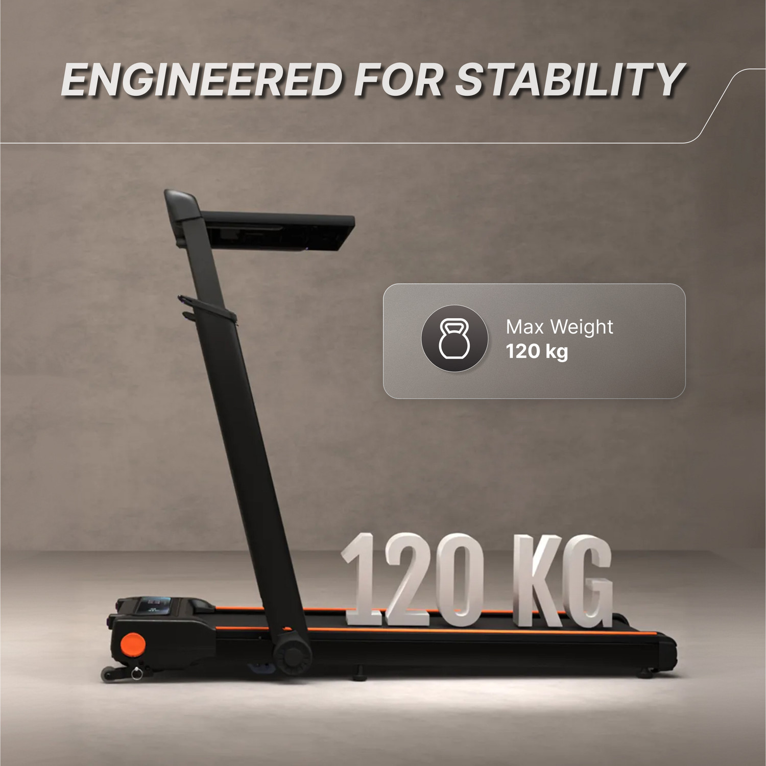 Image of Cult Treadmill with Desk 5.5HP Peak 120Kg Weight Adjustable & Detachable Desk HomeUse Treadmill (Max Weight:120 kg)