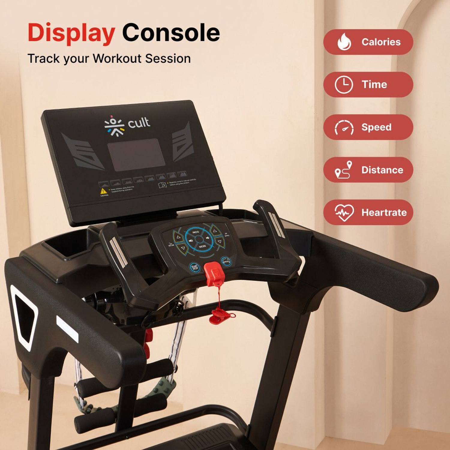 Image of RPM Fitness Active1100DCM 6HP Peak, Max Weight: 140kg with 15 Level Auto Incline Motorized Treadmill (Max Weight:140 kg)