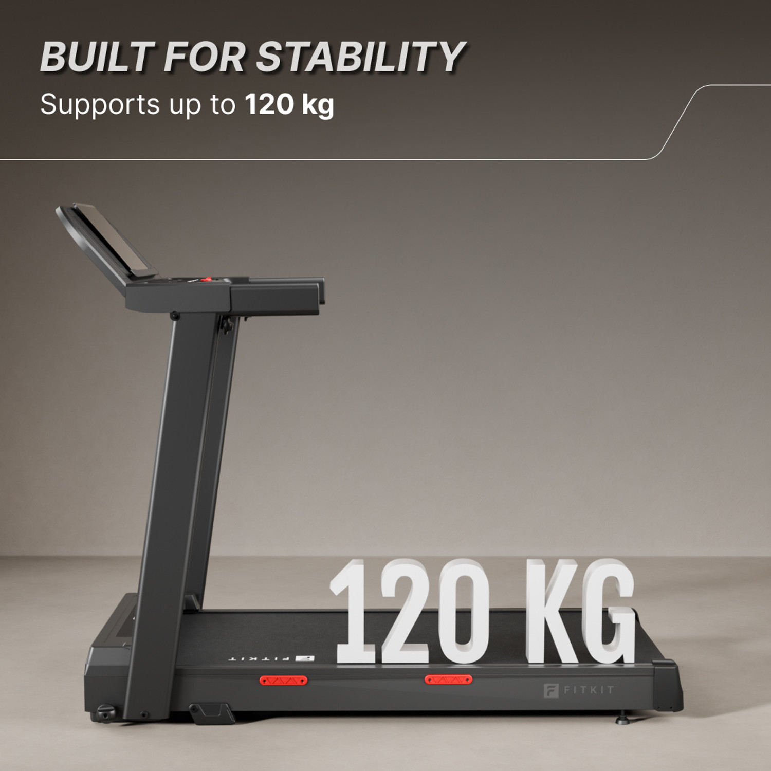 Image of FITKIT by cult Jogging Treadmill 4.5HP BLDC 120Kg Weight Support Home Gym Equipment Treadmill (Max Weight:120 kg)