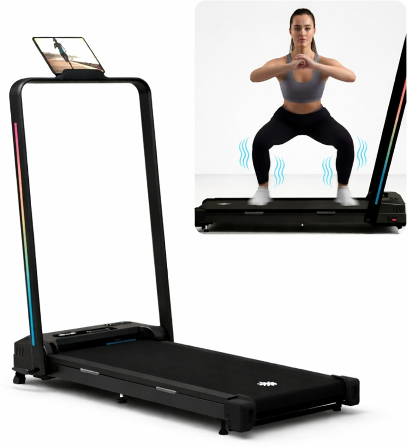 Image of Cult Vibe 3-in-1 Walking Pad Walk Jog & Vibration 4 HP BLDC Motor | 8 vibration modes Treadmill (Max Weight:150 kg)