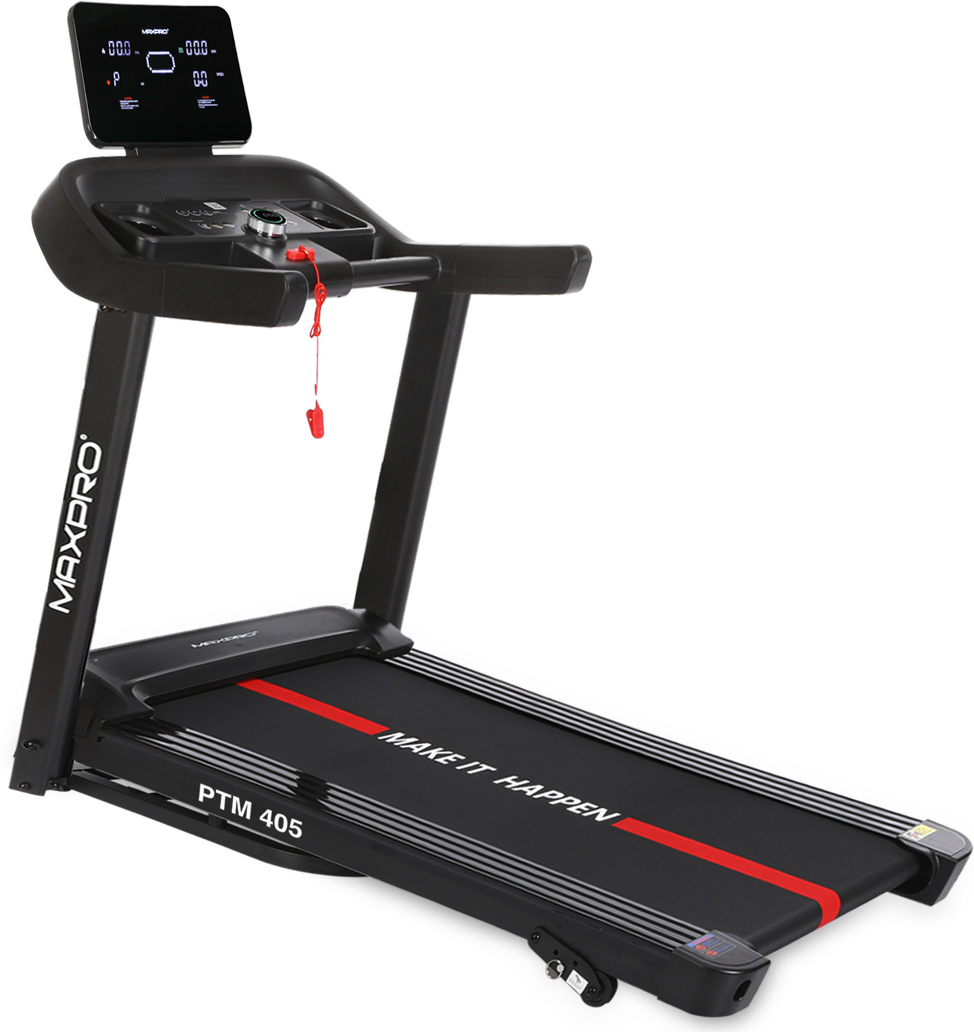 Image of Maxpro FORCE PTM405 4.5HP Peak,110kg User weight,Fit Show App,LED Display for home use Treadmill (Max Weight:110 kg)