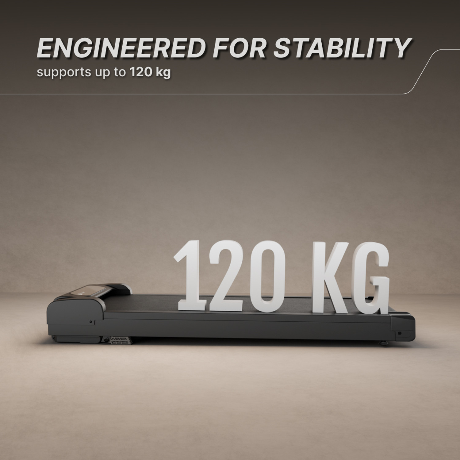 Image of FITKIT by Cult Neo Walking Pad 3.5HP BLDC Motor 120kg Weight 2 Level Incline (Black) Treadmill (Max Weight:120 kg)