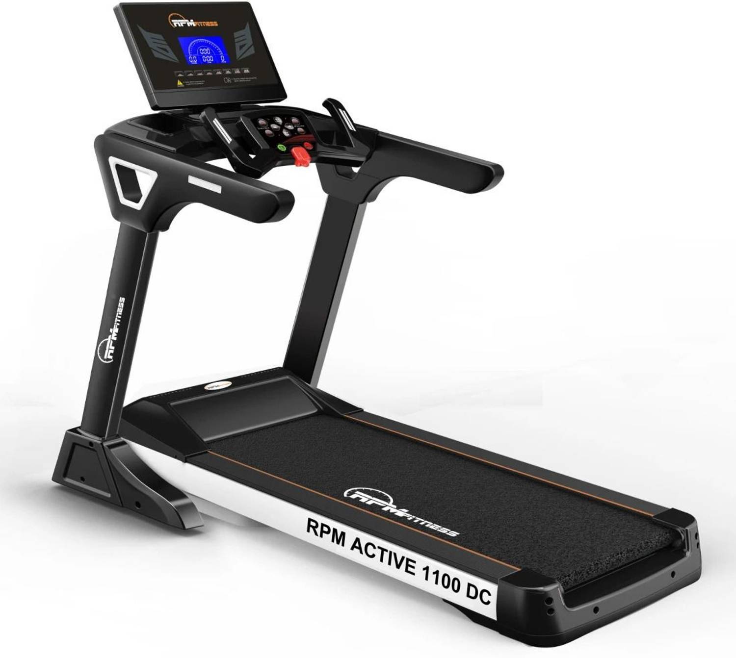 RPM Fitness by Cult Active 1100DC (6HP Peak) |Max Weight 140kg For Home Gym Workout Motorized Treadmill (Max Weight:140 kg)