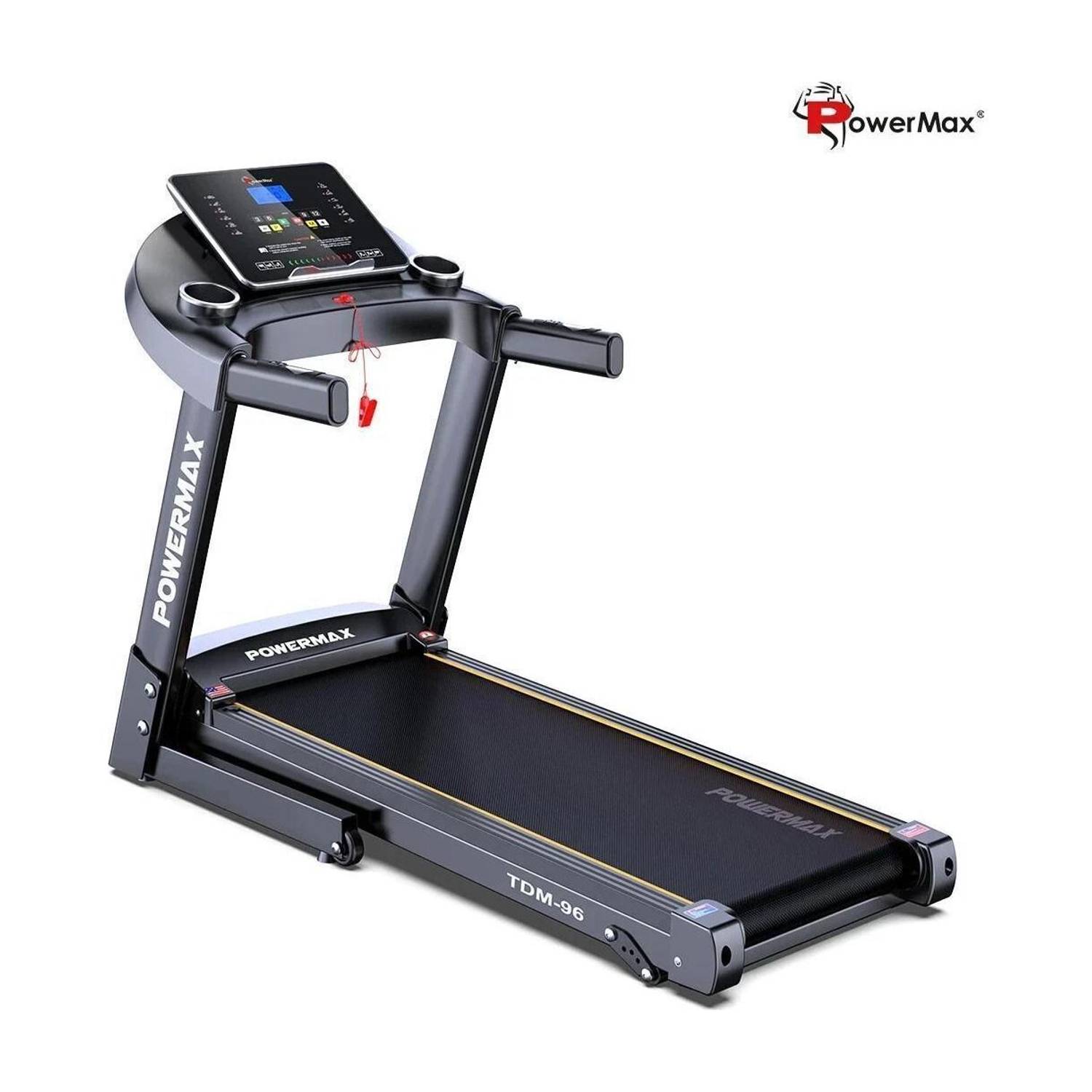 Powermax TDM-96 4HP 110kg Manual Incline Treadmill - Image 1