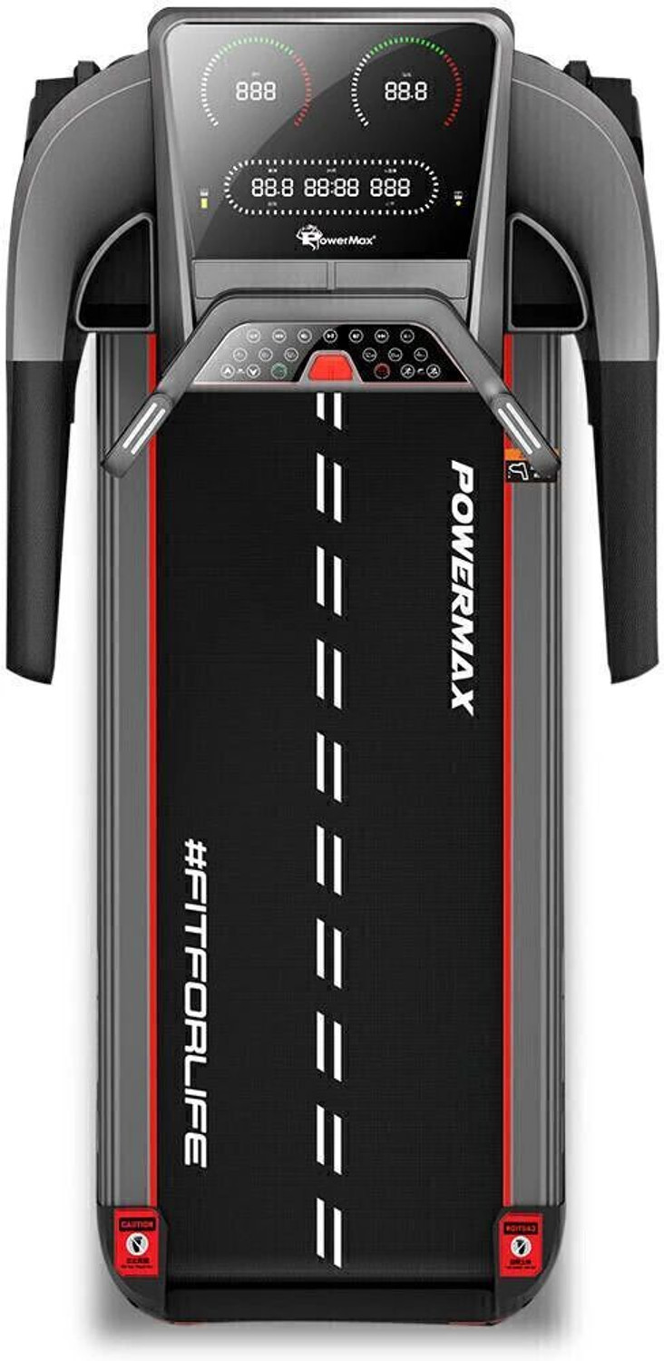 Image of Powermax Fitness TAC-600 (6HP AC Motor) Semi-Commercial Motorized Foldable Home Gym Treadmill (Max Weight:150 kg)