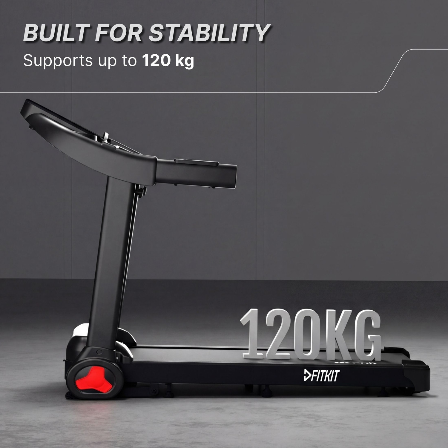 Image of FITKIT by Cult PowerRun96Auto BLDC Treadmill 5.5HP | Home Use Treadmill (Max Weight:120 kg)