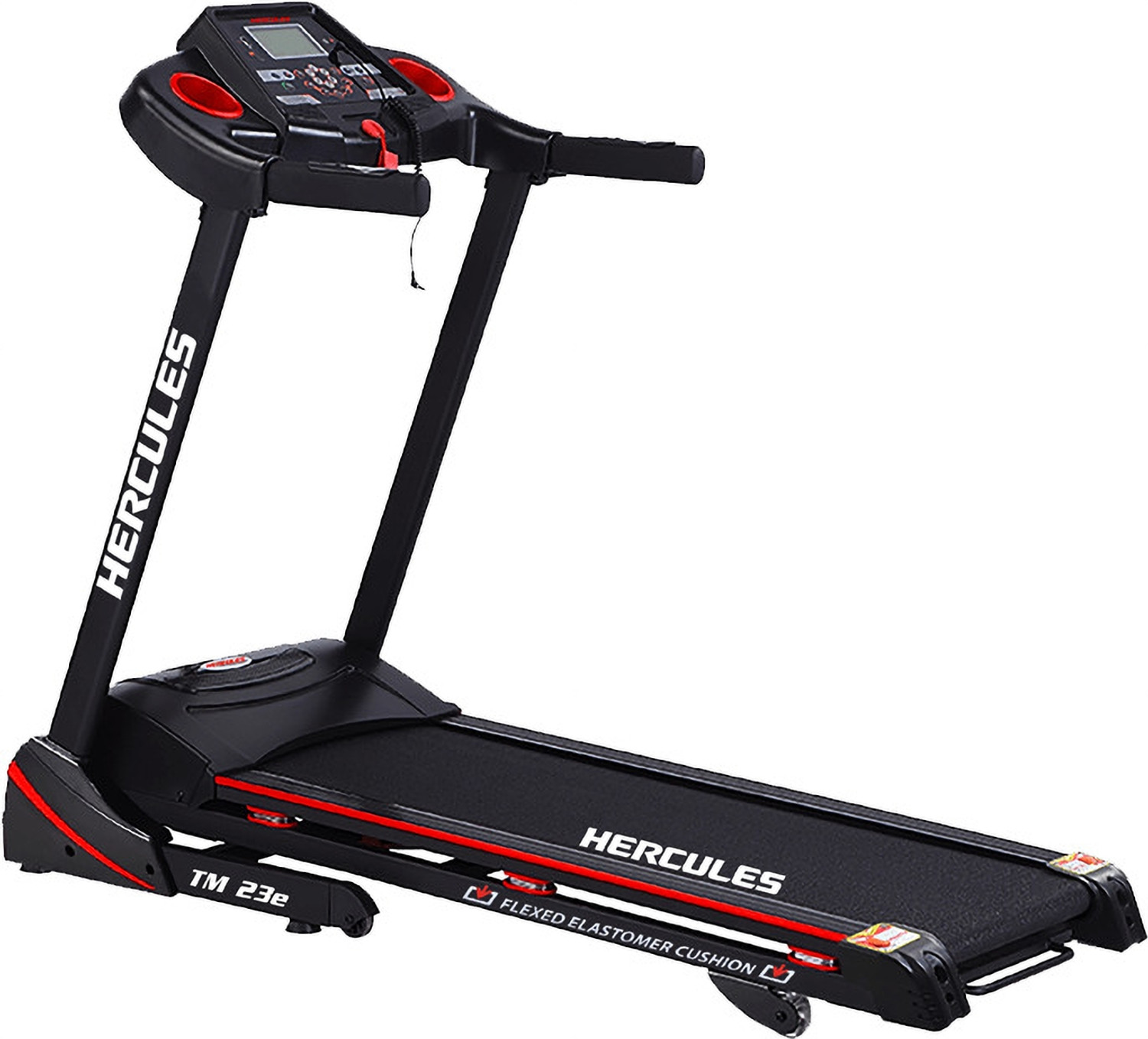 Image of Hercules Fitness Treadmill 1.25 /2.5 HP DC-Manual Elevation-Foldable-With Mp3 Player Treadmill (Max Weight:100 kg)