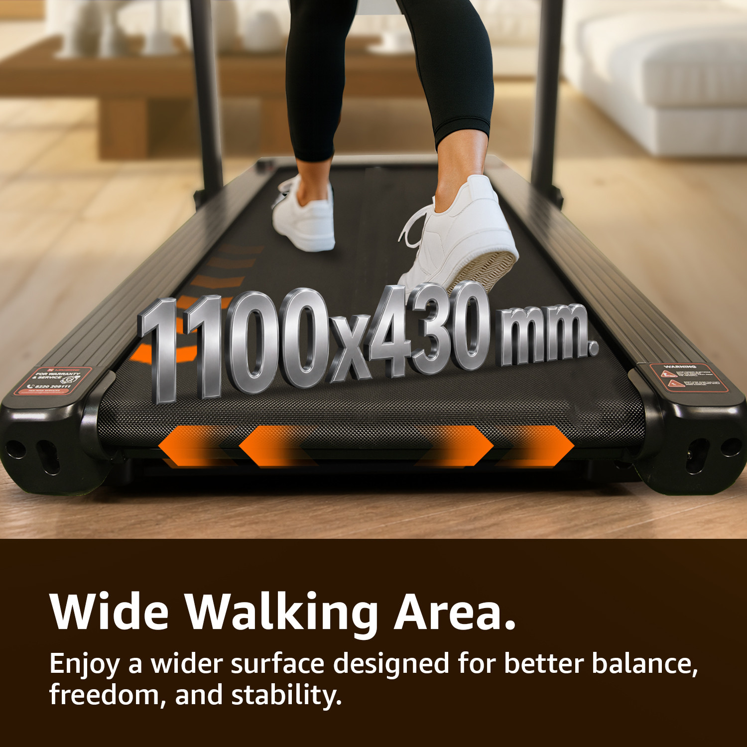 Image of Maxpro PTA406 5.5HP Peak BLDCMotor, 18 km /h, 15 Level Auto Incline, Max. weight 130KG Treadmill (Max Weight:130 kg)