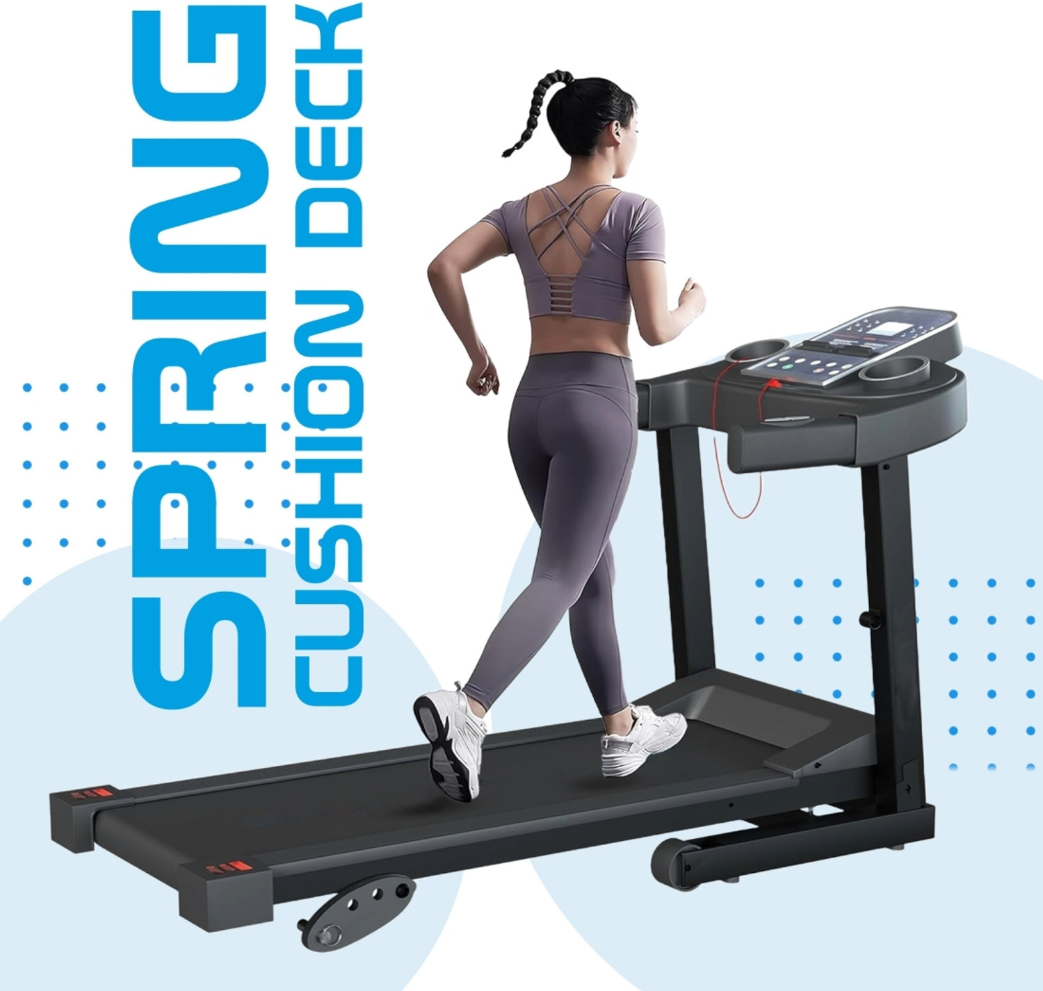 Image of Green ST-400 Treadmill (Max Weight:110 kg)