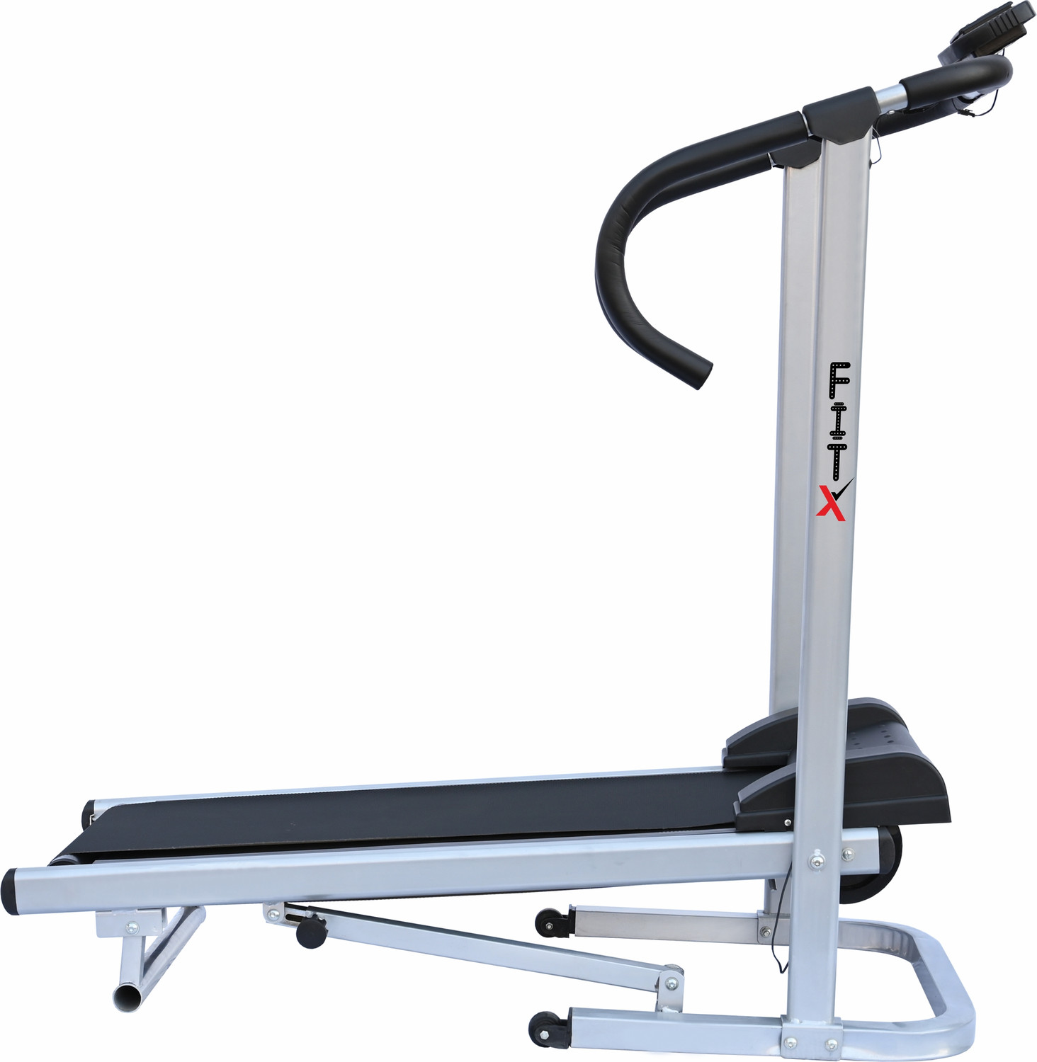 Image of FitX J-1540 Manual Treadmill for home use walking and running Treadmill (Max Weight:100 kg)