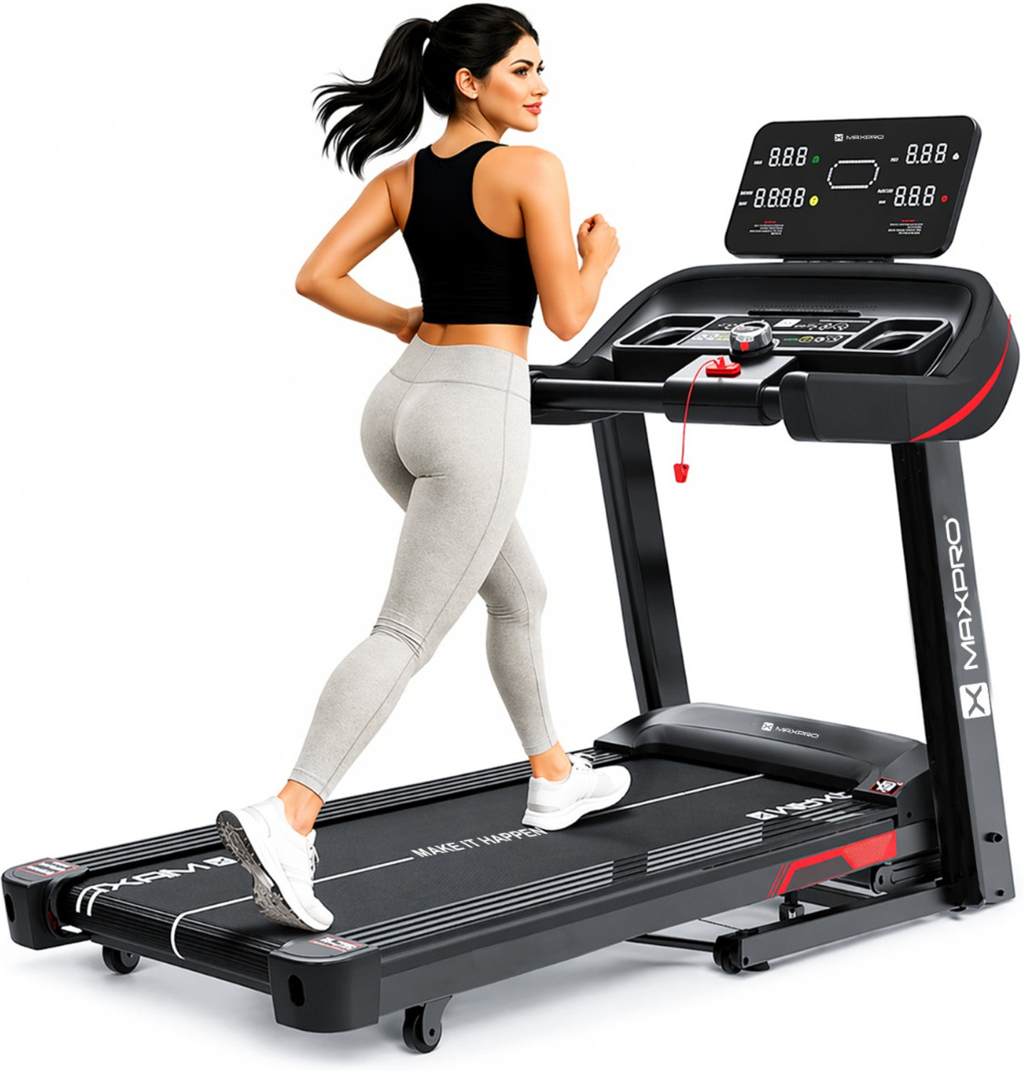 Image of Maxpro PTA450 6HP PEAK BLDC Motor 18 km /h Speed 16 Level Auto Incline Max.weight 130kg Treadmill (Max Weight:130 kg)