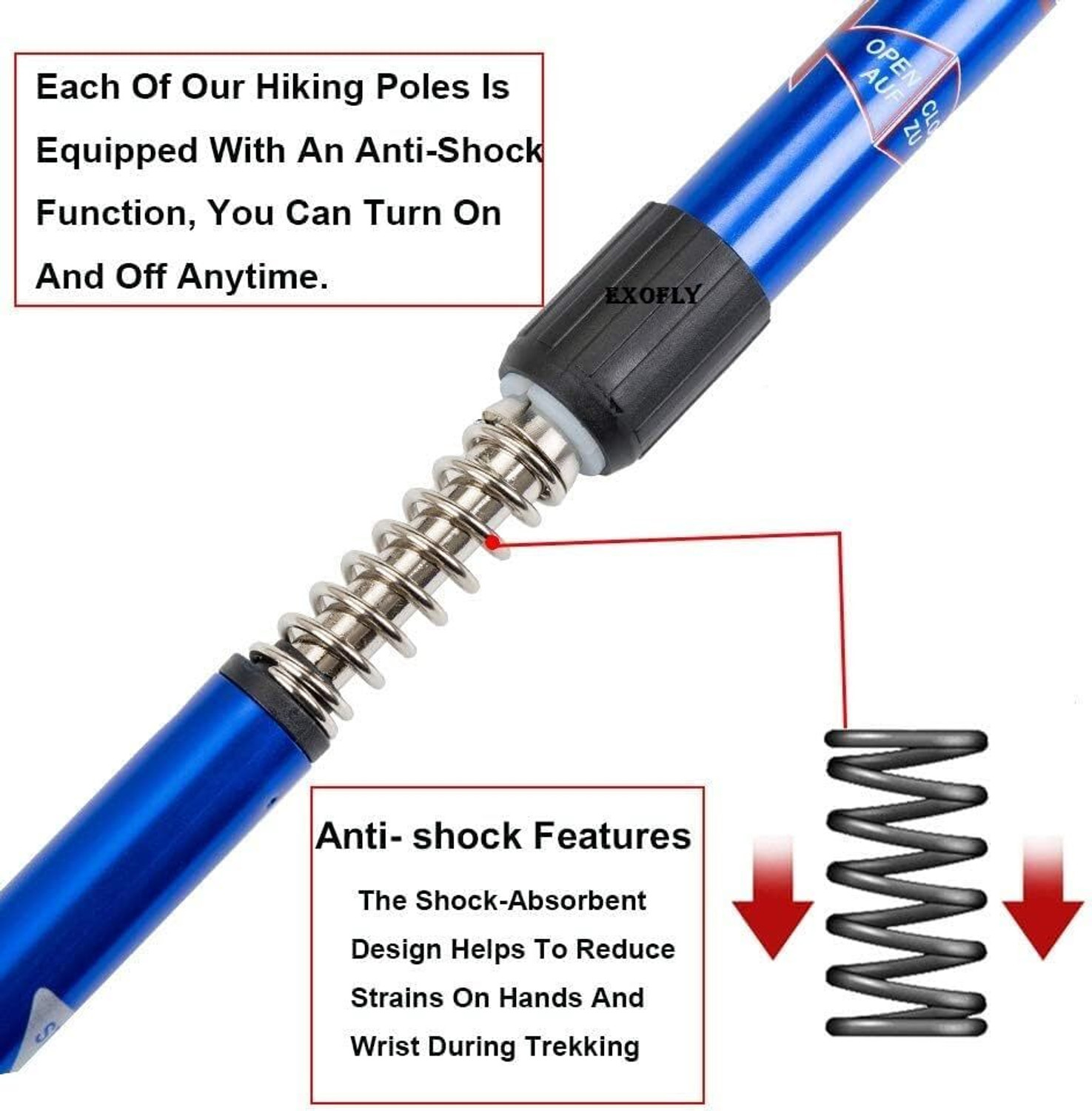 Image of GRILAX 3 Section Trekking Pole