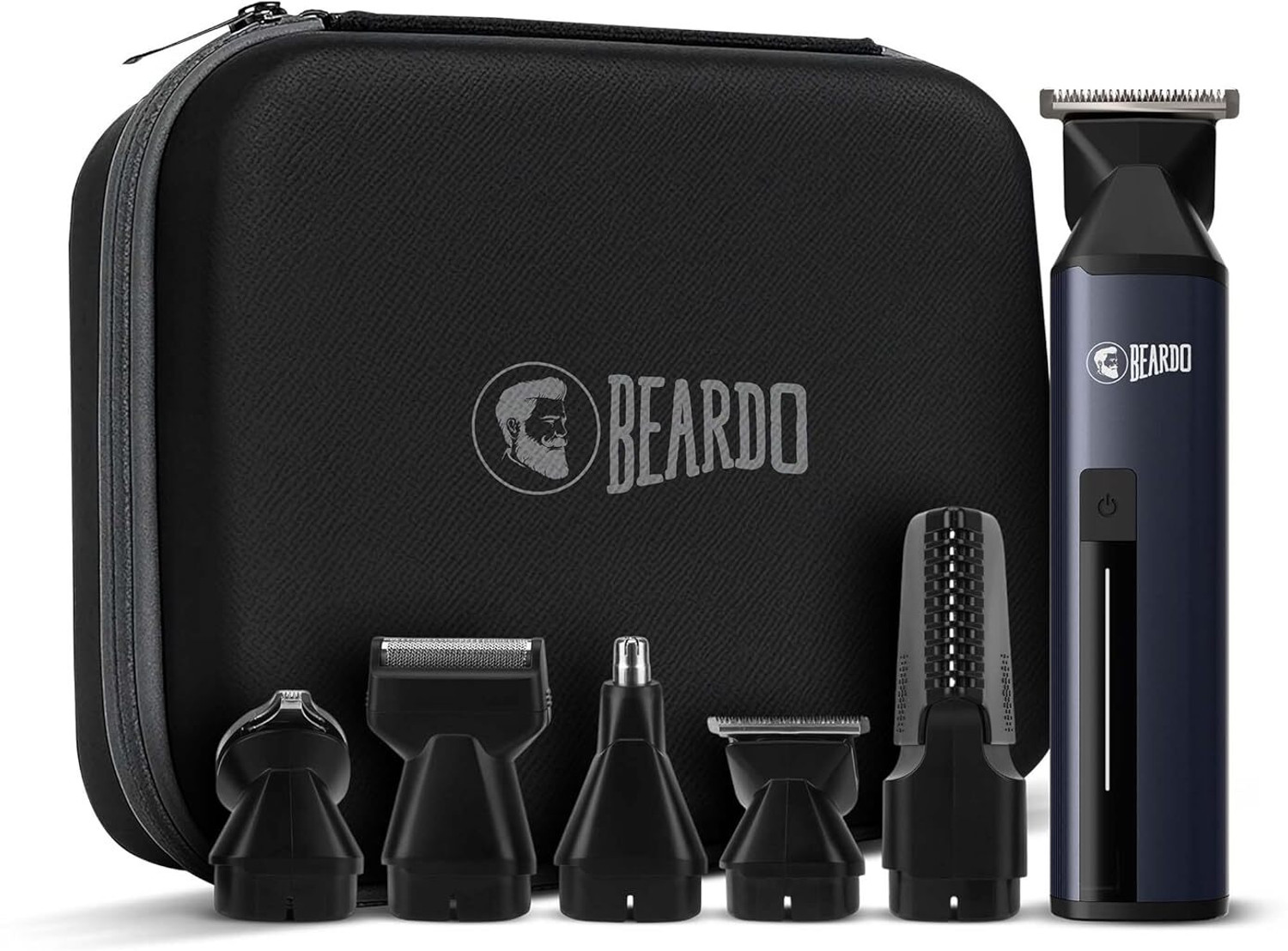 Image of BEARDO GODFATHER MULTI-GROOMING KIT All in One Full Body 13-in-1 Trimmer Fully Waterproof Trimmer 120 min Runtime 4 Length Settings