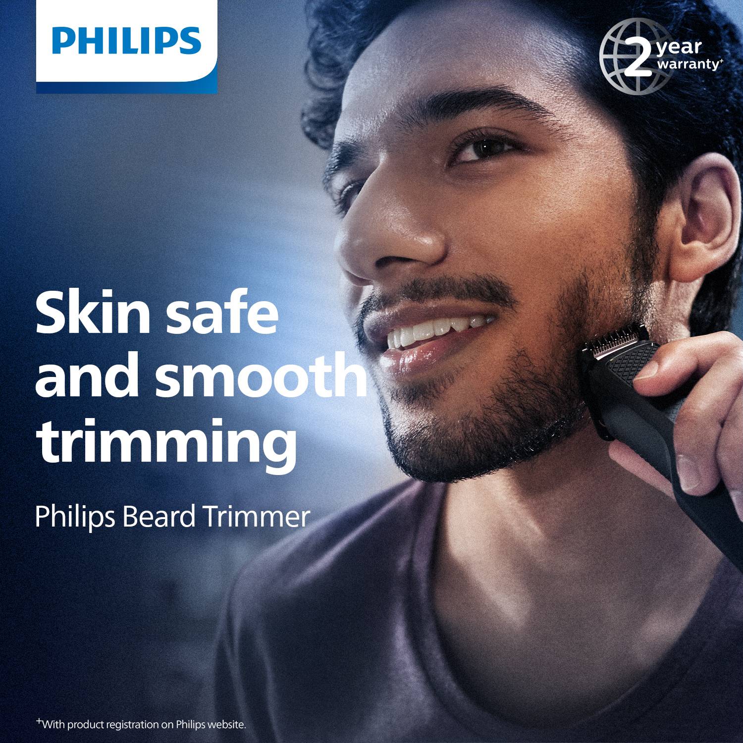 PHILIPS BT1233/18 Skin Safe Trim Trimmer - Image 2