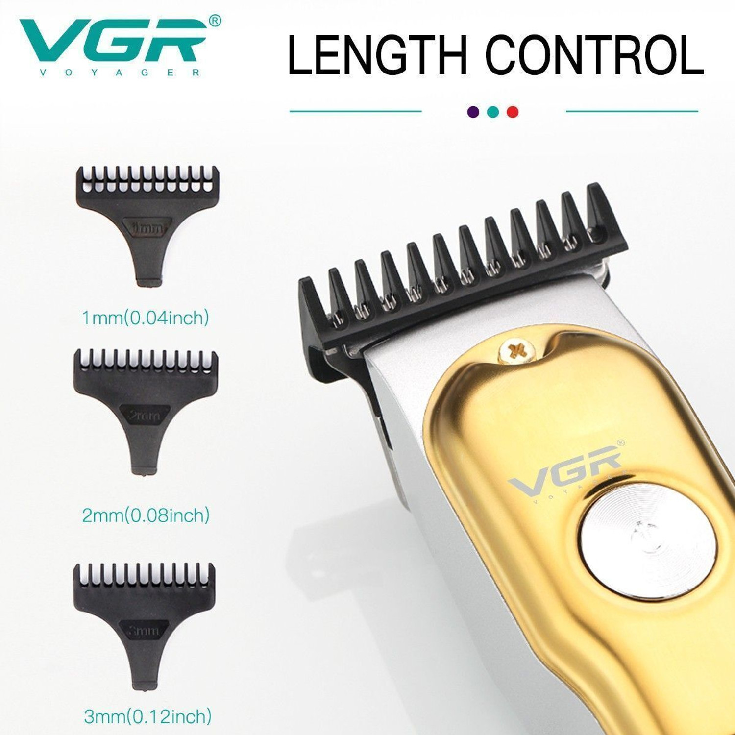 Image of VGR V-290. Trimmer 300 min Runtime 3 Length Settings