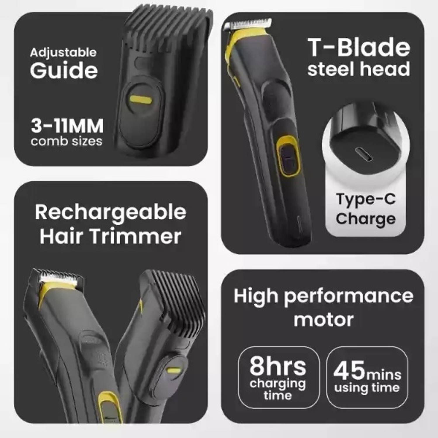 ChinuStyle Professional Trimmer For Men, Body, Pubic Hair Grooming - Image 5