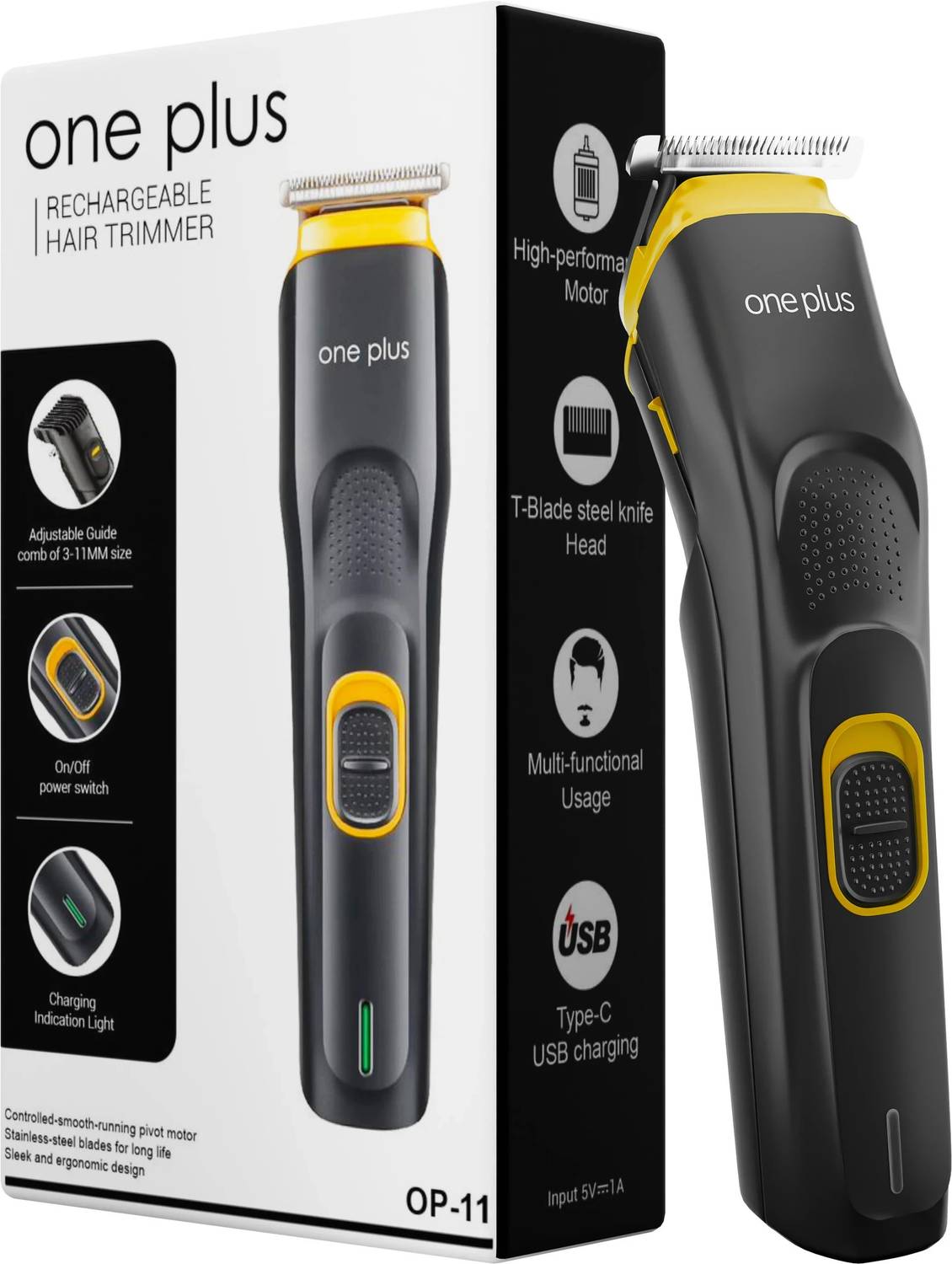 One Plus OP 11 Cordless Hair Trimmer - Image 1